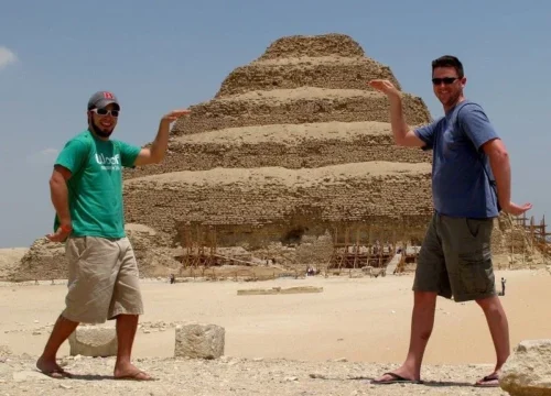 Excursion aux pyramides de Sakkara, Dahchour et Gizeh